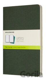 Moleskine - sada 3 zelených zošitov