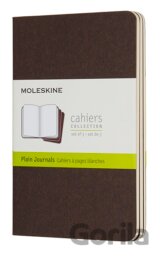 Moleskine - sada 3 hnedých zošitov
