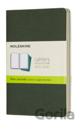 Moleskine - sada 3 zelených zošitov