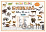 Súbor 24 kariet - Zvieratá (voľne žijúce)