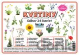 Súbor 24 kariet - Kvetiny