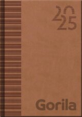 Diář 2025 Vivella Brown, denní A5
