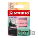 Zvýrazňovač STABILO BOSS MINI Pastel - sada 3 ks