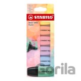 Zvýrazňovač STABILO BOSS MINI Pastel - sada 6 ks