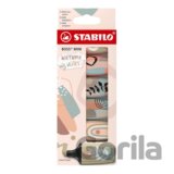 Zvýrazňovač STABILO BOSS MINI Naturevibes - sada 6ks
