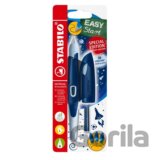 Ergonomické plnicí pero pro leváky s hrotem A - STABILO EASYbirdy 3D DreamWorld, modrá, blistr