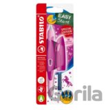 Ergonomické plnicí pero pro praváky s hrotem A - STABILO EASYbirdy 3D DreamWorld, růžová, blistr