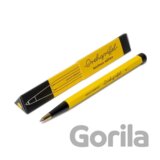 Drehgriffel Nr. 1 Lemon/Black Bauhaus Edition Ballpoint pen (Royal Blue ink)