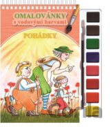 Pohádky - Omalovánky s vodovými barvami a štětcem