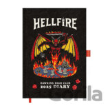 Diár Stranger Things 2025 - Hellfire Hawkings High Club