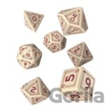 Sada kociek RuneQuest - Beige & burgundy