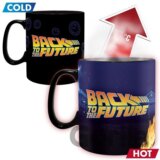 Hrnček Back to the Future, meniaci sa