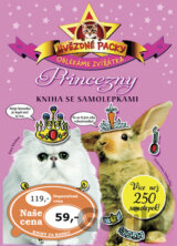 Hvězdné packy – Princezny - Kniha se samolepkami