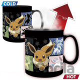 Hrnček Pokémon - Eevee Evolution, meniaci sa