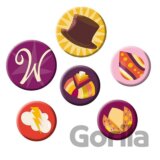 Sada odznakov Willy Wonka