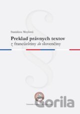 Preklad právnych textov z francúzštiny do slovenčiny