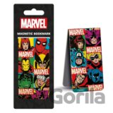 Magnetická záložka Marvel - Retro Grid