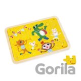 Janod Drevené puzzle s predlohou a hľadanie rozdielov Párty
