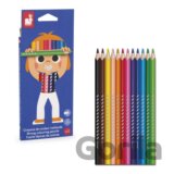 Janod Colorino Trojhranné pastelky 12 farieb od 3 rokov