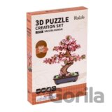 3D Dřevěná skládačka: Bonsaj sakura