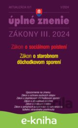 Aktualizácia III/1 / 2024 - Sociálne poistenie a dôchodkové sporenie