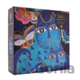 Paperblanks - puzzle Blue Cats & Butterflies