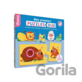 AUZOU Moje prvé dotykové hmatové puzzle - Zvieracia rodina