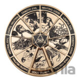 Odznak Dungeons & Dragons 50. výročie - Antique Gold Spinner