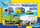 Nákladní auta - didaktické omalovánky