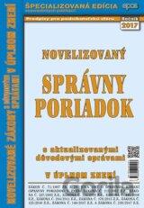 Novelizovaný Správny poriadok