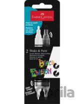 Akrylové popisovače Black Edition Shake&Paint, biela a čierna