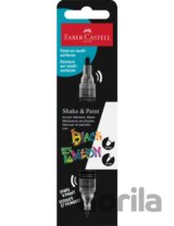 Akrylové popisovače Black Edition Shake&Paint, čierna