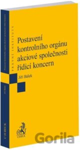Postavení kontrolního orgánu akciové společnosti řídicí koncern