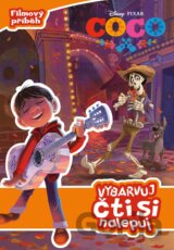 Coco: Vybarvuj, čti si, nalepuj