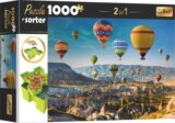 Puzzle s třídičem 2v1: Balóny nad Kapadokií