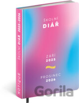 NOTIQUE Školní diář Růžový 2025-2026