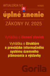 Aktualizácia IV/2 - Stavebný zákon – územné plánovanie