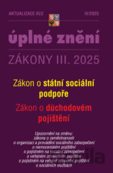 Aktualizace III/2 / 2025 - Zákon státní sociální podpoře
