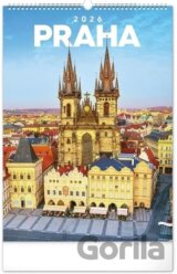 NOTIQUE Nástěnný kalendář Praha 2026