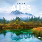 NOTIQUE nástěnný poznámkový kalendář Alps (Alpy) 2026