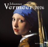 NOTIQUE Nástěnný poznámkový kalendář Johannes Vermeer 2026