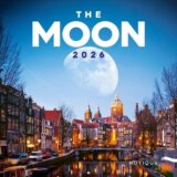 NOTIQUE Nástenný poznámkový kalendár The Moon (Mesiac) 2026