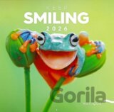NOTIQUE nástěnný poznámkový kalendář Keep smiling (Úsměv, prosím) 2026