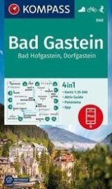 Bad Gastein, Bad Hofgastein, Dorfgastein 1:35 000 / turistická mapa KOMPASS 040