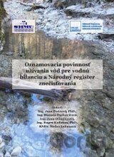Oznamovacia povinnosť užívania vôd pre vodnú bilanciu a Národný register znečisťovania