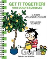 Sarah´s Scribbles 16-Month 2020-2021 Weekly/Monthly Planner Calendar : Get It Together!