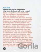 Twenty-Two Tips on Typography