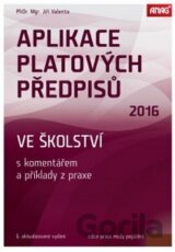 Aplikace platových předpisů ve školství 2016