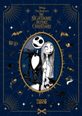 Diář 2026 Disney|Nightmare Before Christmas|Ukradené Vánoce (A5 15 x 21,5 x 1,5 cm)
