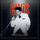 Oficiální nástěnný kalendář 2026: Elvis Presley s plakátem (30,5 x 30,5|61 cm)